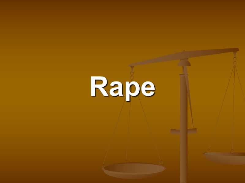Rape